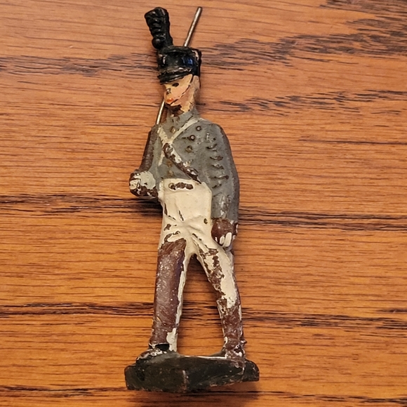 Vintage Lineol Germany Miniature Soldier ~ 1930s(?) ~ Antique ~ Military ~ - Picture 11 of 15